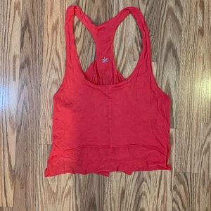 Alo Yoga Crop Pink Top XS